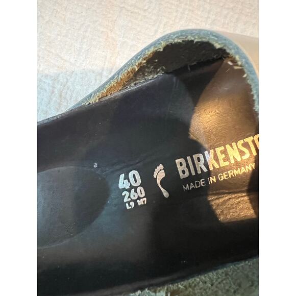 Birkenstock Arizona Big Buckle – Metallic Silver – EU 40 Narrow / US Women’s 9 - Picture 4 of 4